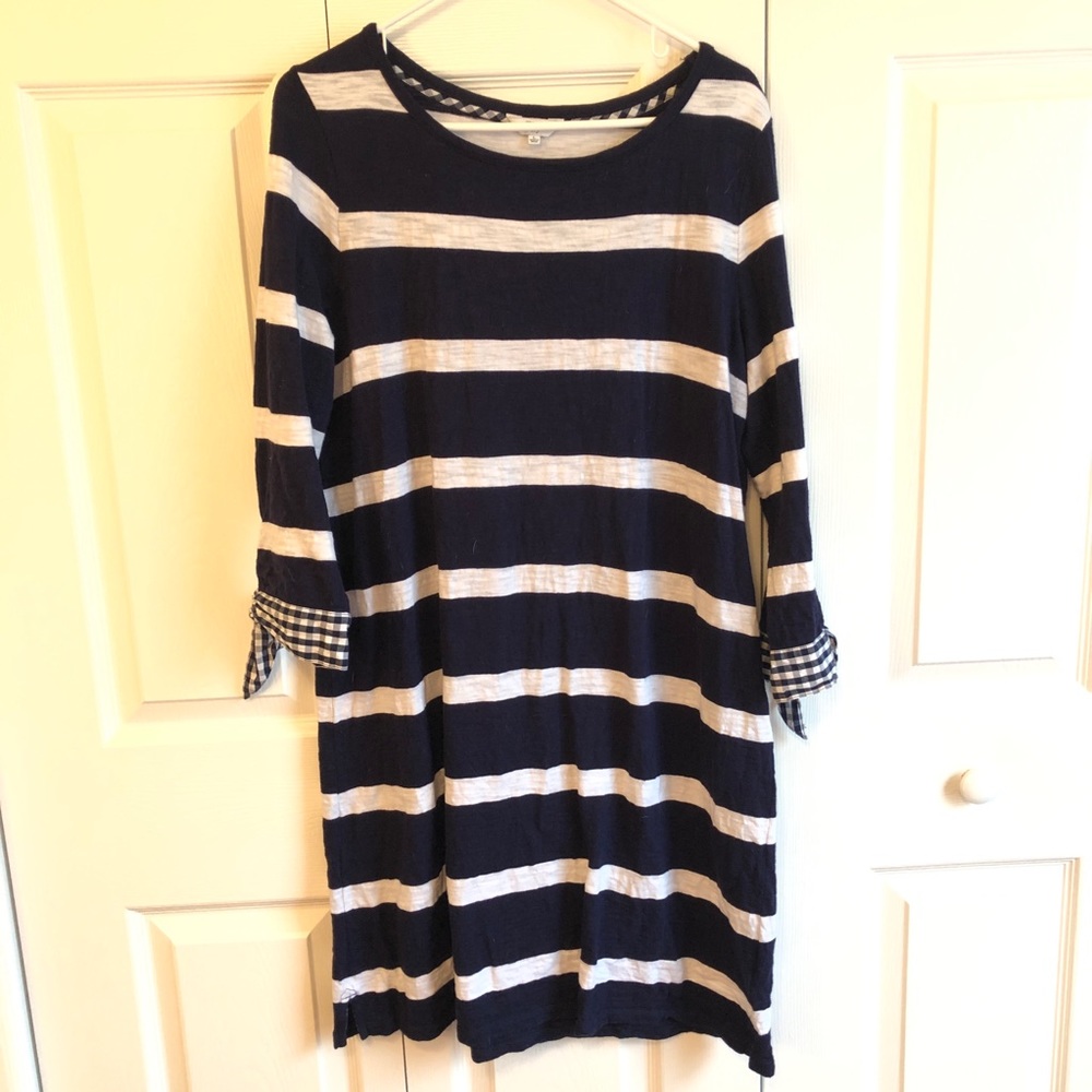 Navy Stripe Dress